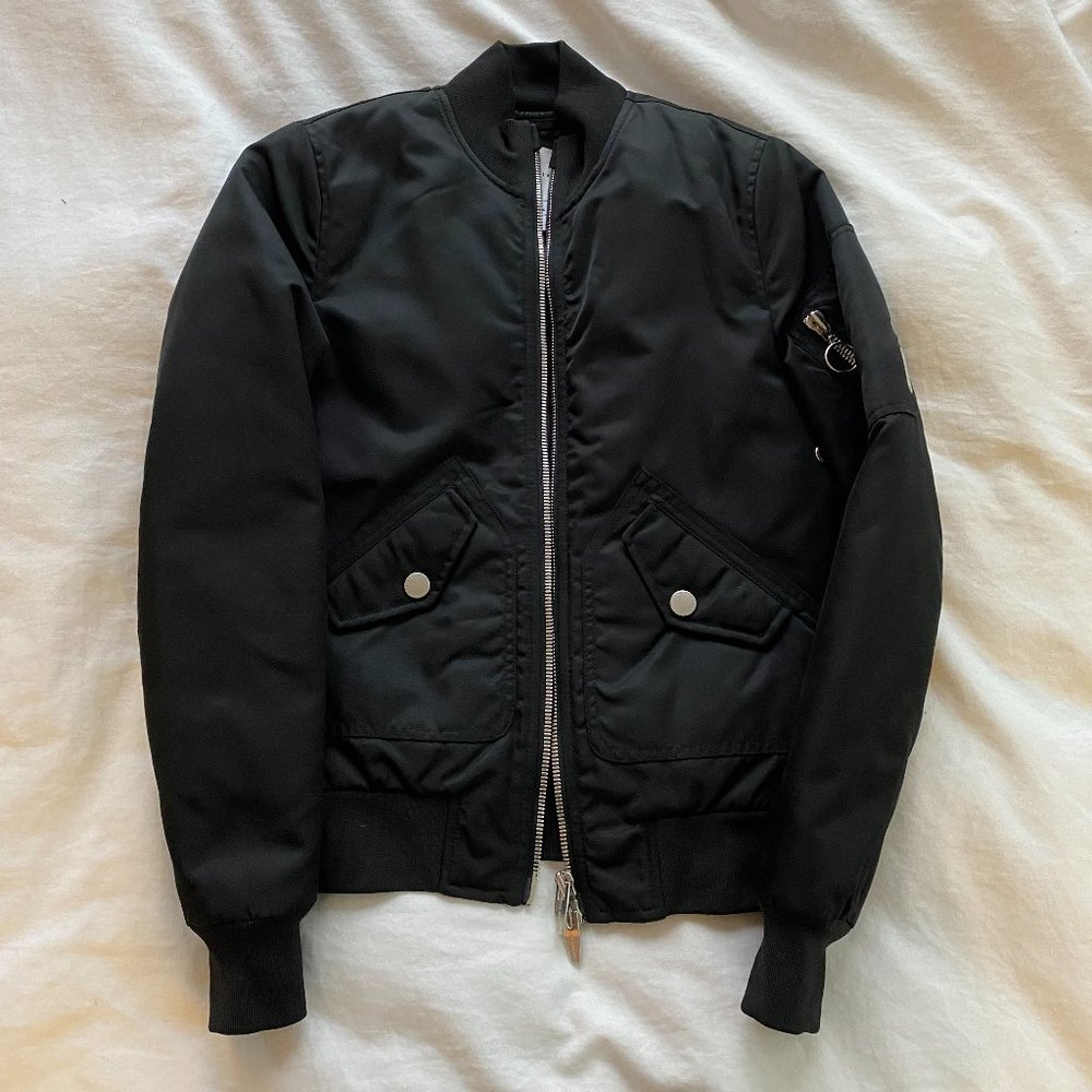 The Arrivals - Black Niels II Bomber Jacket - XS